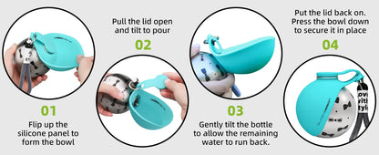 LoomaFind Portable Pet Water Bottle